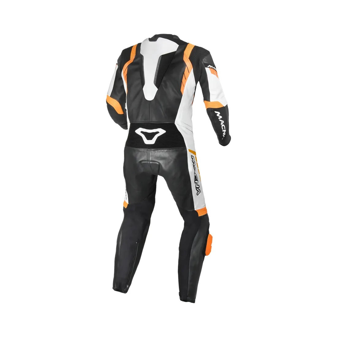 MACNA VARSHALL 1 PC Moto Homem Perforado Couro Fatos Preto Laranja Branco – 2 – Maximomoto PT