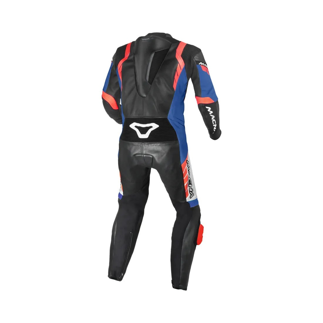 MACNA VARSHALL 1 PC Moto Homem Perforado Couro Fatos Branco Vermelho Azul – 2 – Maximomoto PT