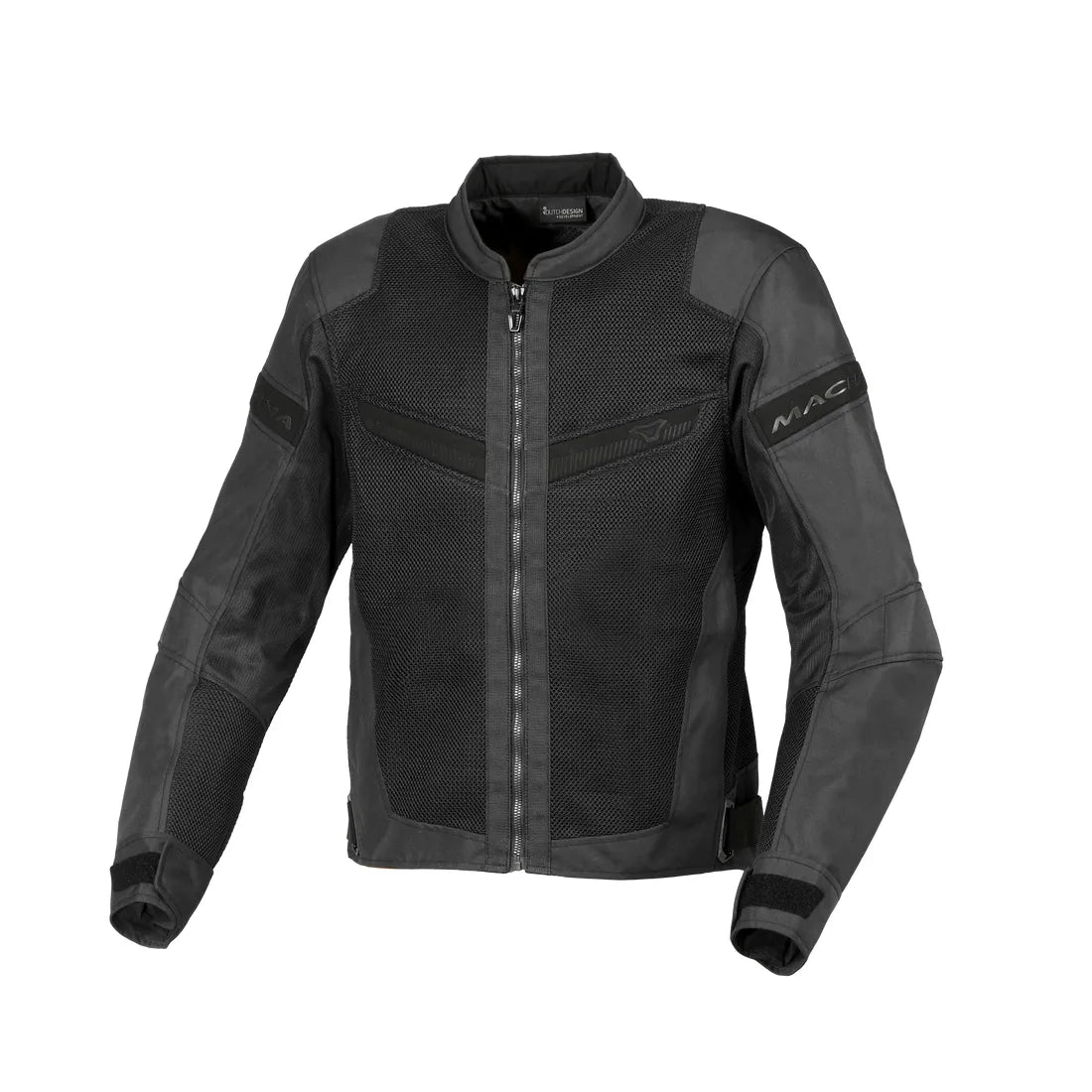 MACNA VELOTURA Hombre Moto Equitación urbana Chaqueta Negro