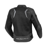MACNA VELOTURA Hombre Moto Equitación urbana Chaqueta Negro