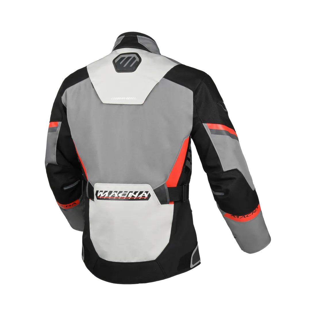 MACNA Zastra mujer Chaqueta carreras aventura gris negro rojo