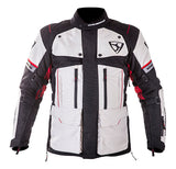 MUGENRACE T-UNO Moto Textil Casacos Cinza Claro Preto Vermelho