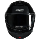 NOLAN N100-6 CLASSICO 301 Modular Abatable Casco Preto Brilhante