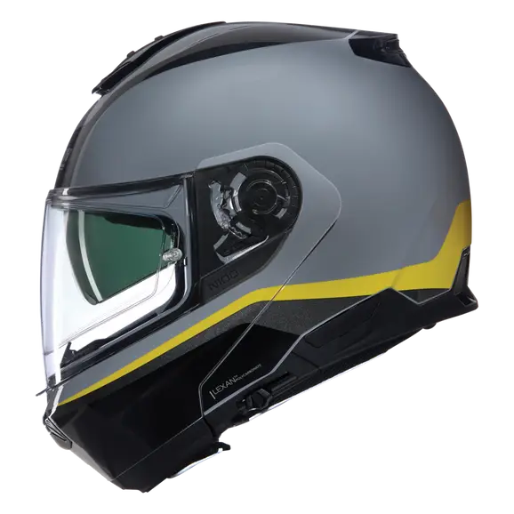 NOLAN N100-6 INCOGNITO 346 Moto Modular Capacete Cinza Amarelo Preto