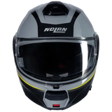 NOLAN N100-6 INCOGNITO 346 Moto Modular Capacete Cinza Amarelo Preto