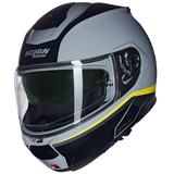 NOLAN N100-6 INCOGNITO 346 Moto Modular Capacete Cinza Amarelo Preto