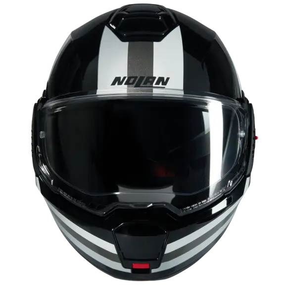 NOLAN N120-1 Lineo 348 Modular Casco Nero Bianco Argento – 2 – Maximomoto PT