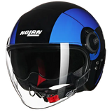 NOLAN N21 Visor Bicromo 351 Nero Azul Azzurro Jet Casco