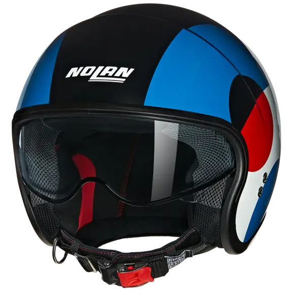 NOLAN N21 06 BICROMO 345 MINI JET CASCO NEGRO AZUL ROJO BLANCO – 4 – Maximomoto PT