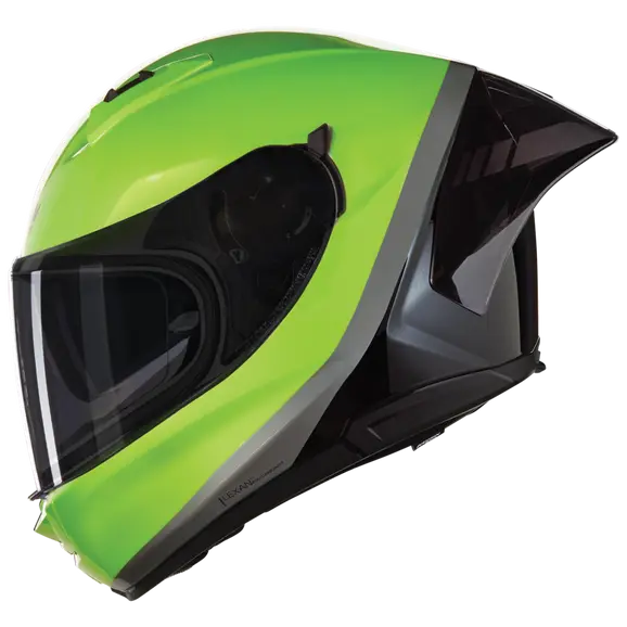 NOLAN N60-6 Sport Verniciatura Speciale 348 ligero Casco Verde impulso Nero Grigio