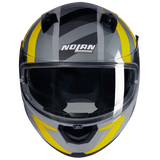 NOLAN N60-6 Sport DINAMICO 344 INTEGRAL CASCO GRIGIO GIALLO NERO