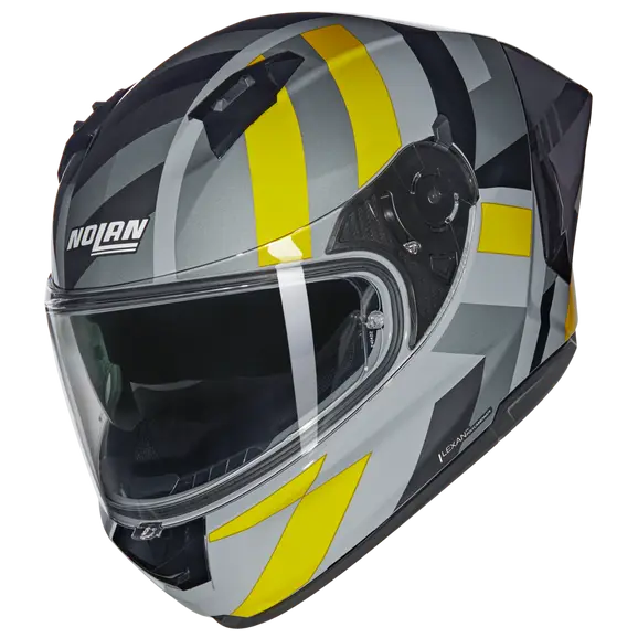 NOLAN  N60-6 Sport DINAMICO 344 INTEGRAL CASCO GRIGIO GIALLO NERO – 3 – Maximomoto PT