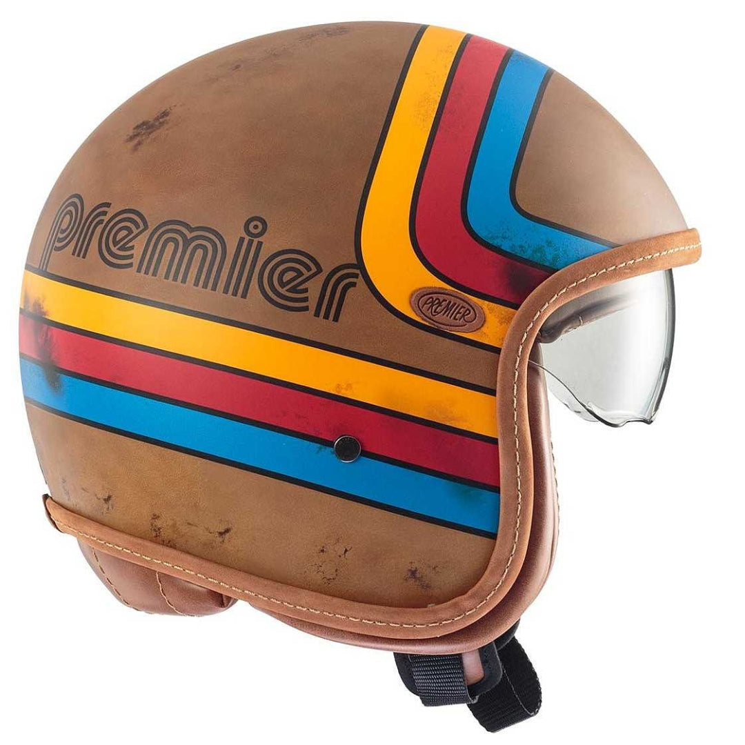 PREMIER VINTAGE PLATIN ED. BOS EX BM Moto Aberto Capacete