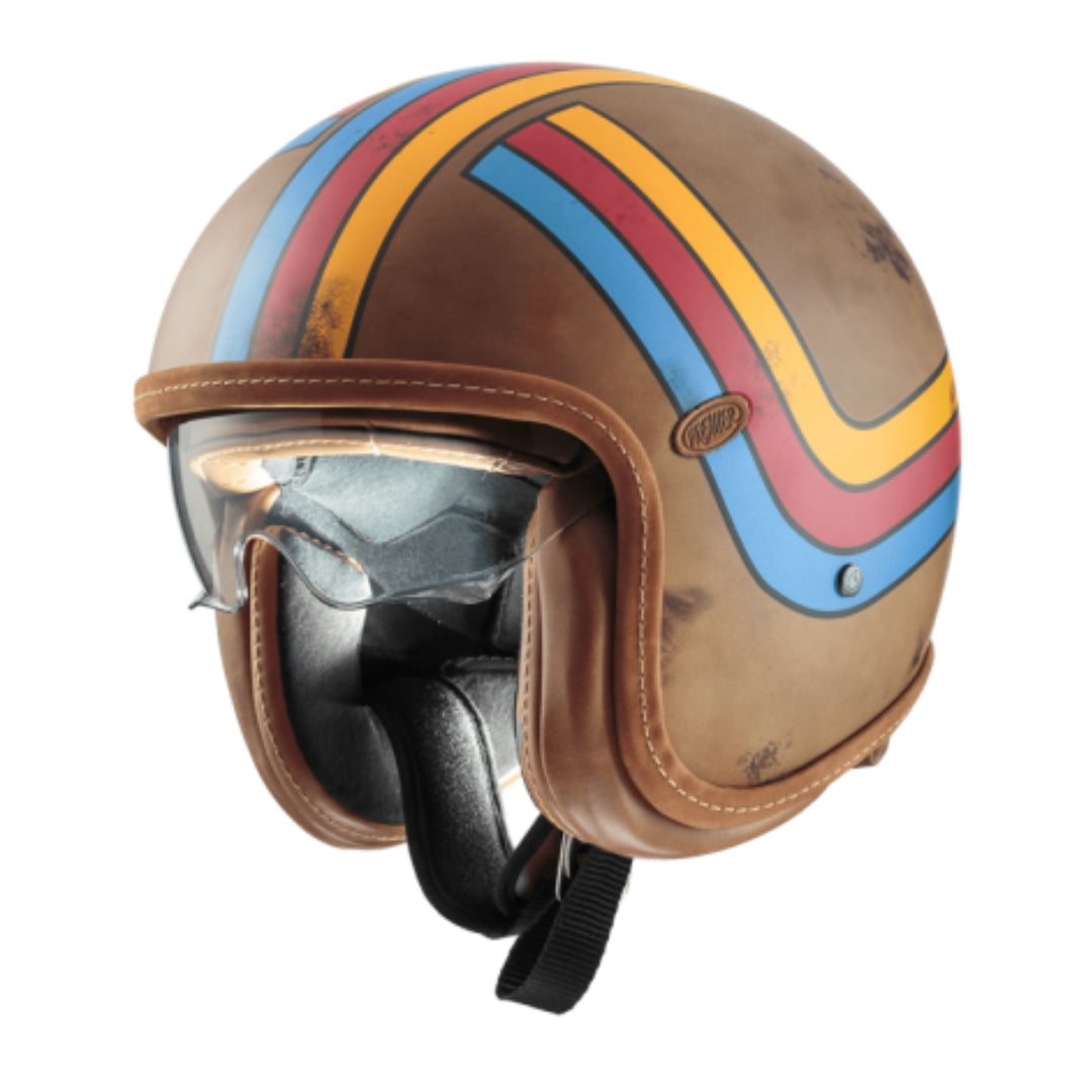 PREMIER VINTAGE PLATIN ED. BOS EX BM Moto Aberto Capacete