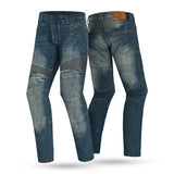 BELA ADAM Jeans Moto Calcas Azul