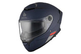 MT THUNDER 4 SV SÓLIDA A7 Casco integral para moto azul mate para turismo deportivo