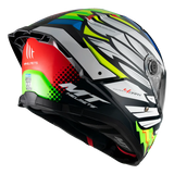 MT THUNDER 4 SV DRAX B7 Casco Integral Deportivo Para Moto Brillo