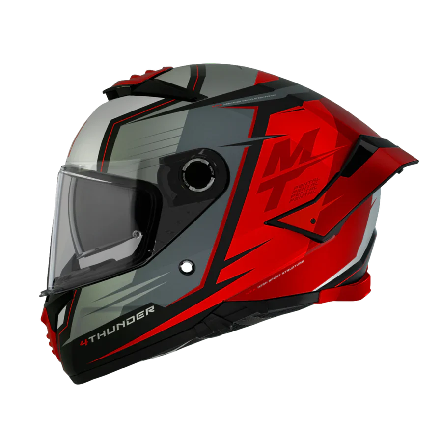 MT Thunder 4 SV Pental B5 Casco Integral De Moto Mate Para Motociclista Deportivo