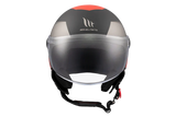 MT STREET S POKE B5 mate Casco de moto jet de estilo retro