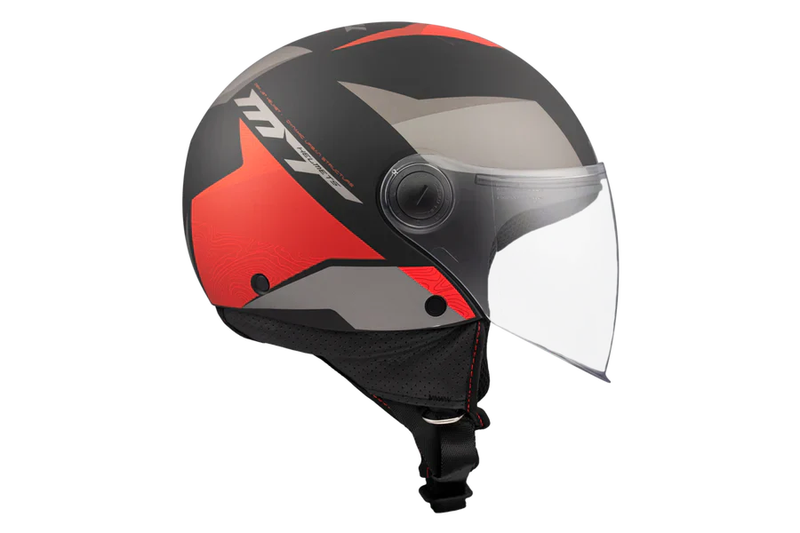 MT STREET S POKE B5 mate Casco de moto jet de estilo retro