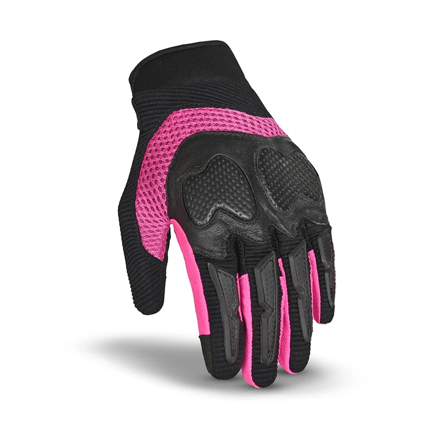 R-TECH CRUISER Motorcycle Ladies Textile Gloves Black Red – 2 – Maximomoto PT