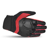 R-TECH CRUISER Motorcycle Textile Gloves Black Red