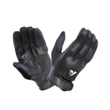 R-TECH DIJON Luvas De Moto Couro Preto