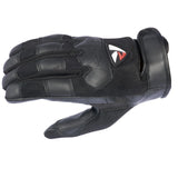 R-TECH DIJON Luvas De Moto Couro Preto