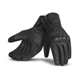 R-TECH DYNAMIC Black Textile Motorcycle Gloves