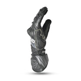 R-TECH GP Motorcycle Leather Gloves Black