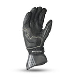 R-TECH GP Motorcycle Leather Gloves Black
