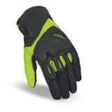 R-TECH KNIGHT RIDER Moto Homem Luvas Preto Fluo Amarelo