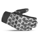 R-TECH LEOPARD Motorcycle Textile Gloves Black Gray
