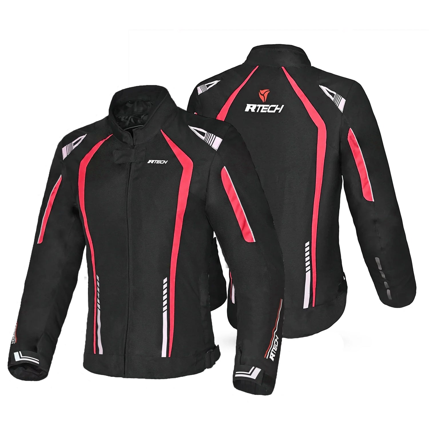 R-TECH MARSHAL Casacos De Moto Senhora Textil Preto Vermelho – 2 – Maximomoto PT