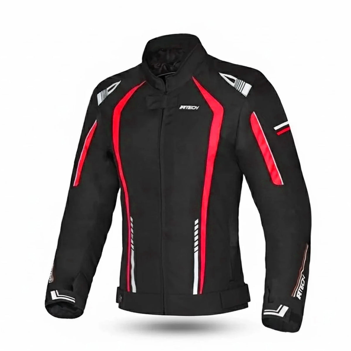 R-TECH MARSHAL Casacos De Moto Senhora Textil Preto Vermelho