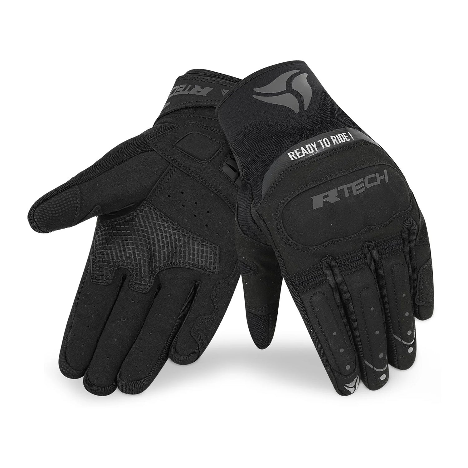 R-TECH MOTO FLEX Moto Textil Luvas Preto – 1 – Maximomoto PT