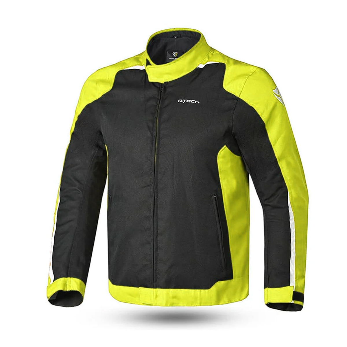 R-TECH MOTRIL Motorcycle Textile Jackets Black Fluorescent Yellow