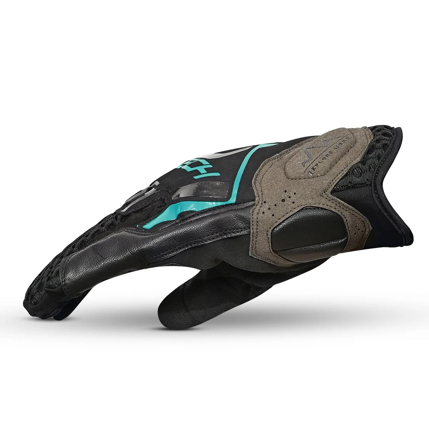 R-TECH RIDE PRO Luvas De Moto Senhora Preto Turquesa – 3 – Maximomoto PT