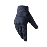 R-TECH STREET Motorcycle Leather Gloves Black