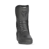 R-TECH TROJAN LUNAR Black Leather Motorcycle Boots
