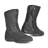 R-TECH TROJAN LUNAR Black Leather Motorcycle Boots