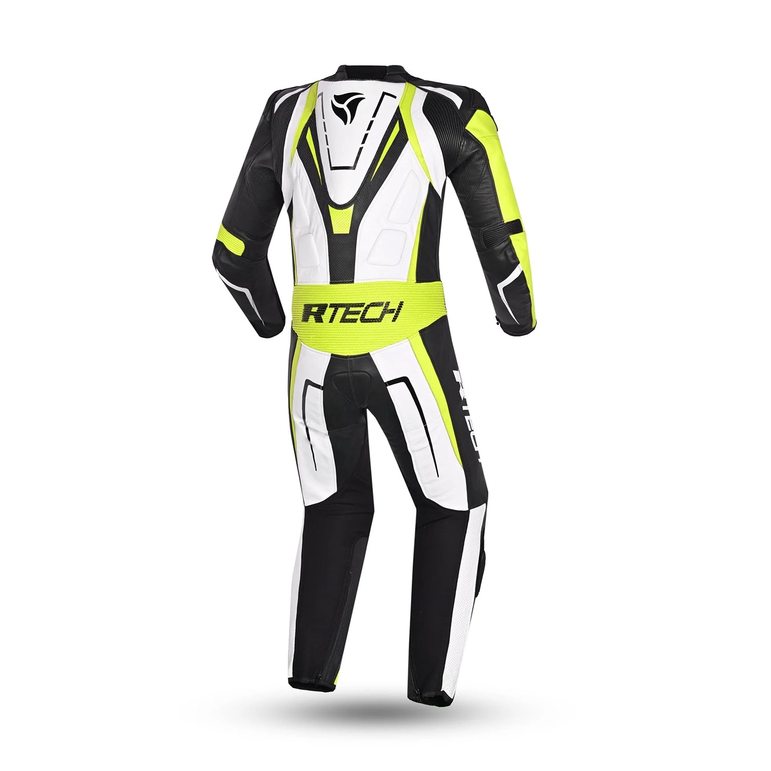 R-TECH DEFENDER GP 1 PC Fato Moto Branco Preto Amarelo Fluor – 2 – Maximomoto PT