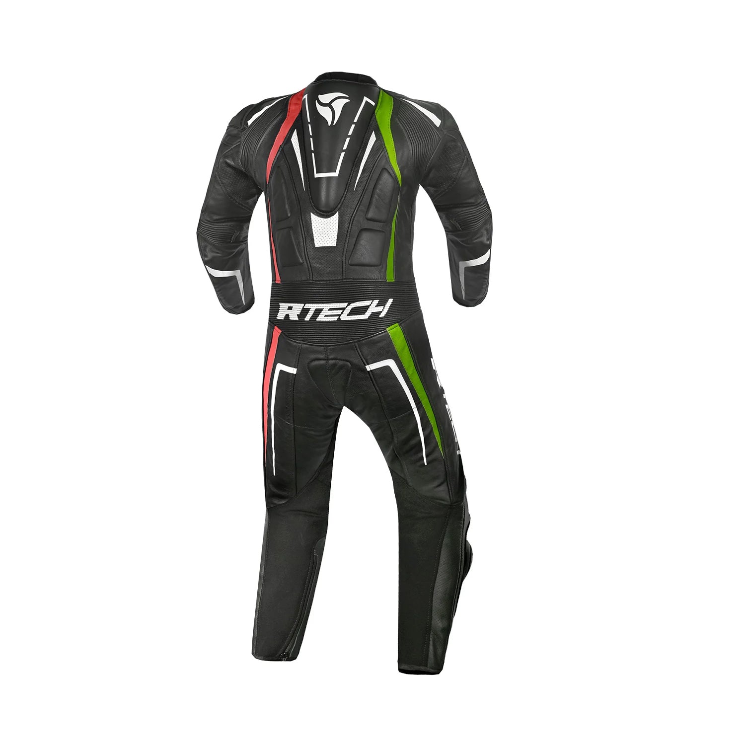R-TECH 1 PC DEFENDER GP Motorcycle Suits Black Red Green – 3 – Maximomoto PT