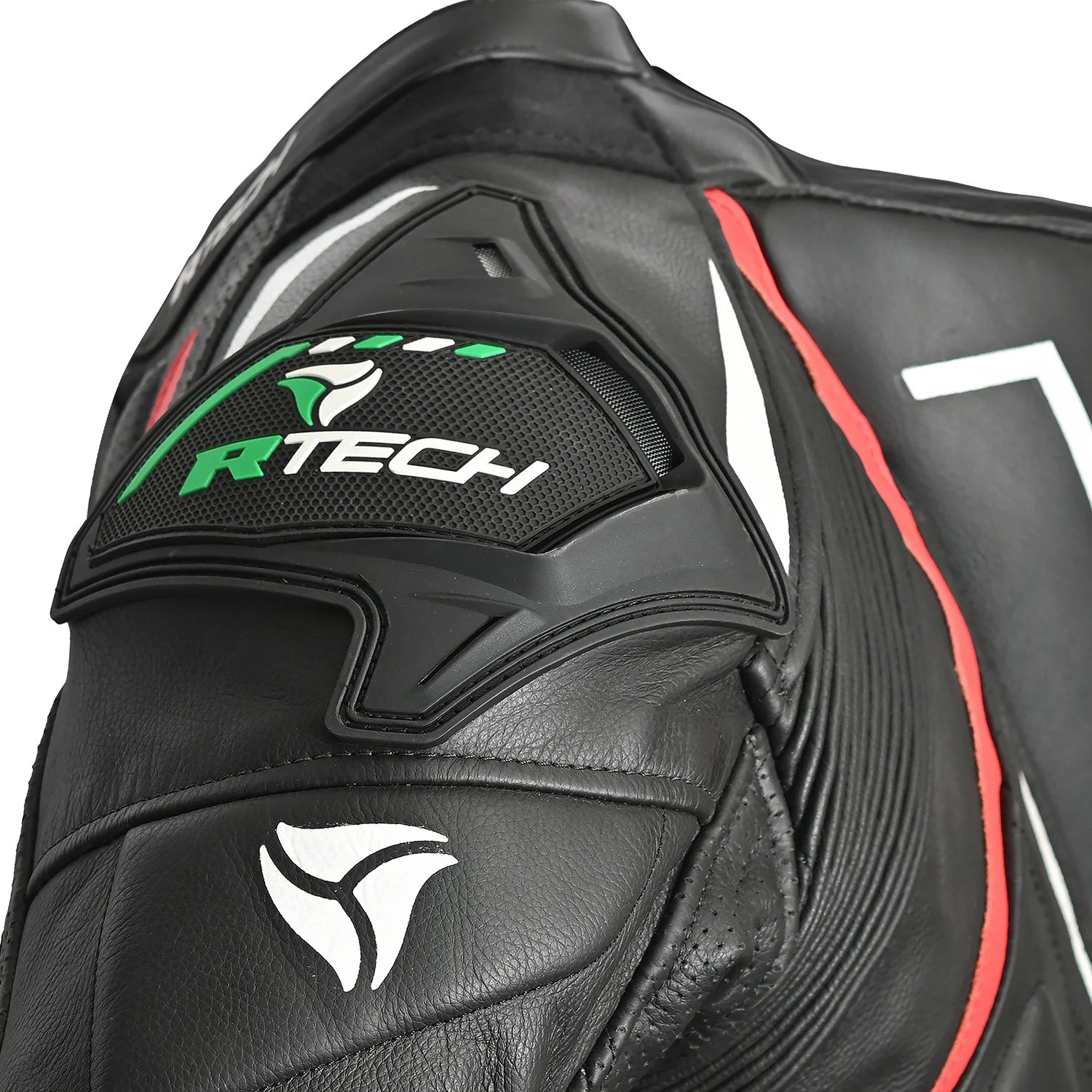 R-TECH 1 PC DEFENDER GP Motorcycle Suits Black Red Green – 4 – Maximomoto PT