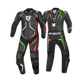 R-TECH 1 PC DEFENDER GP Motorcycle Suits Black Red Green
