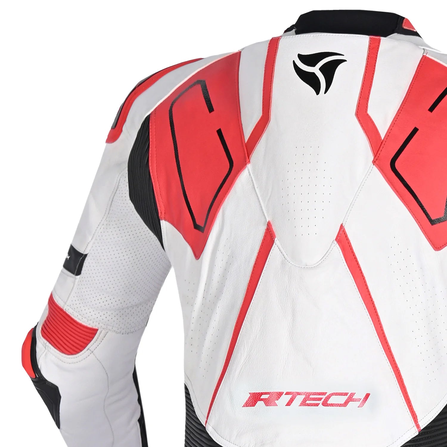 R-TECH RISING STAR 1 PC Fatos De Moto Homem Branco Preto Vermelho – 7 – Maximomoto PT
