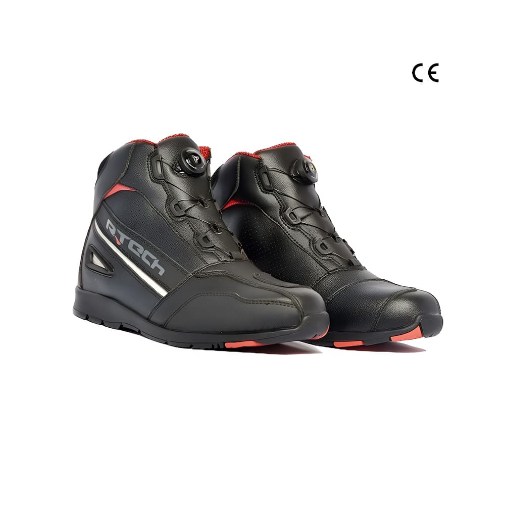 R-TECH BLINKO BOA Motorcycle Leather Boots Black – 1 – Maximomoto PT