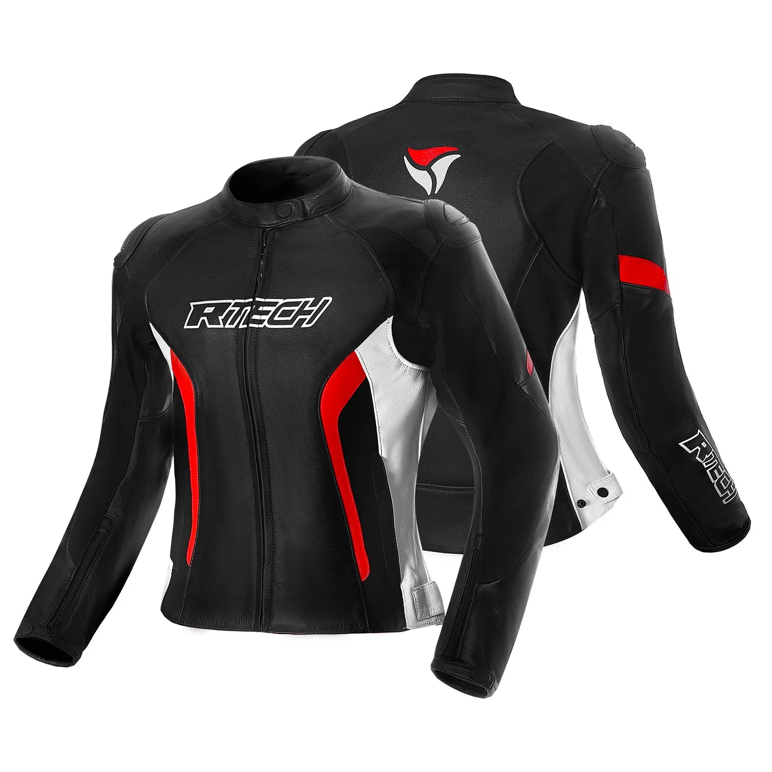 R-TECH TOM RIDER Casaocs De Moto Senhora Preto Branco Vermelho – 2 – Maximomoto PT