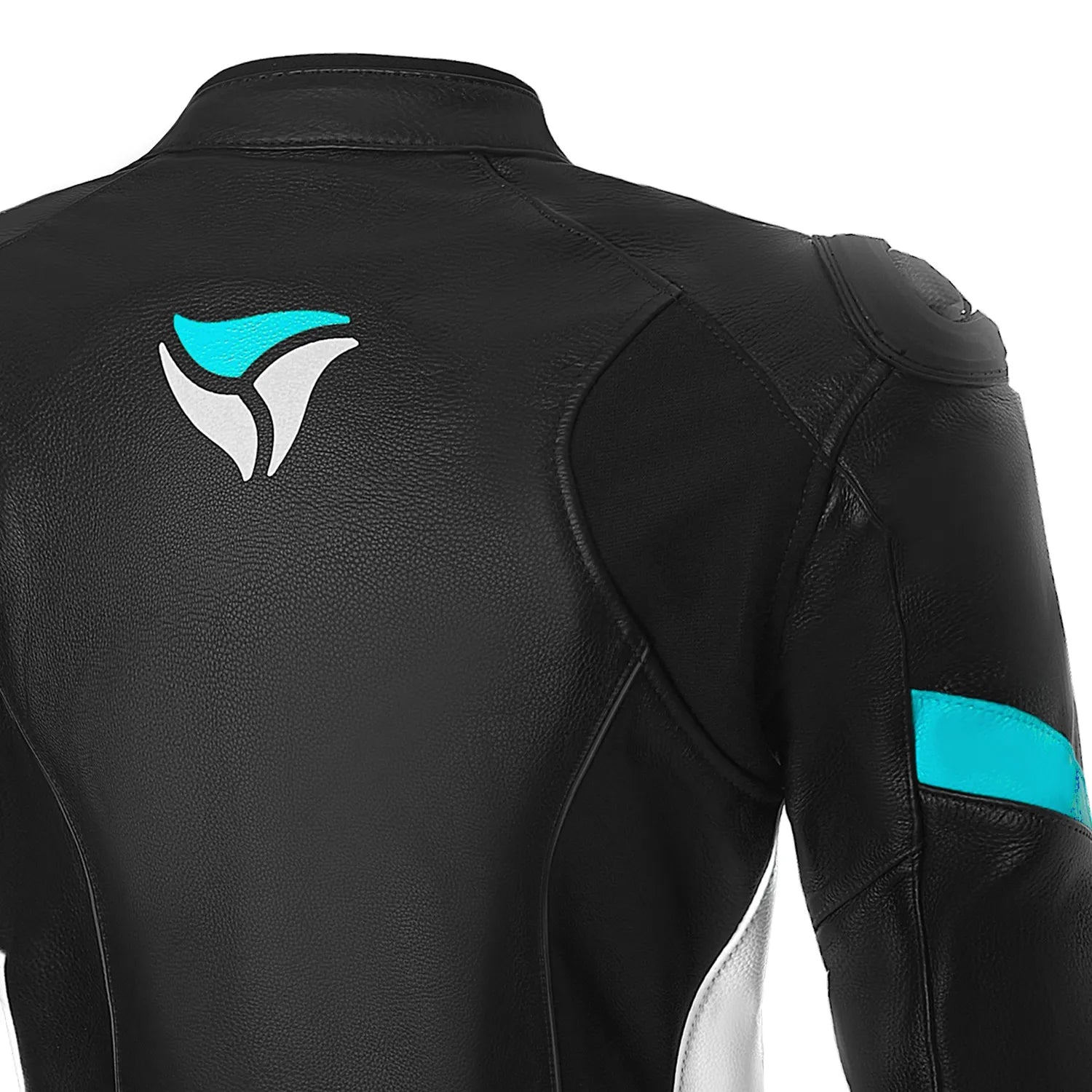 R-TECH TOM RIDER Women's Motorcycle Jackets Black White Turquoise – 5 – Maximomoto PT