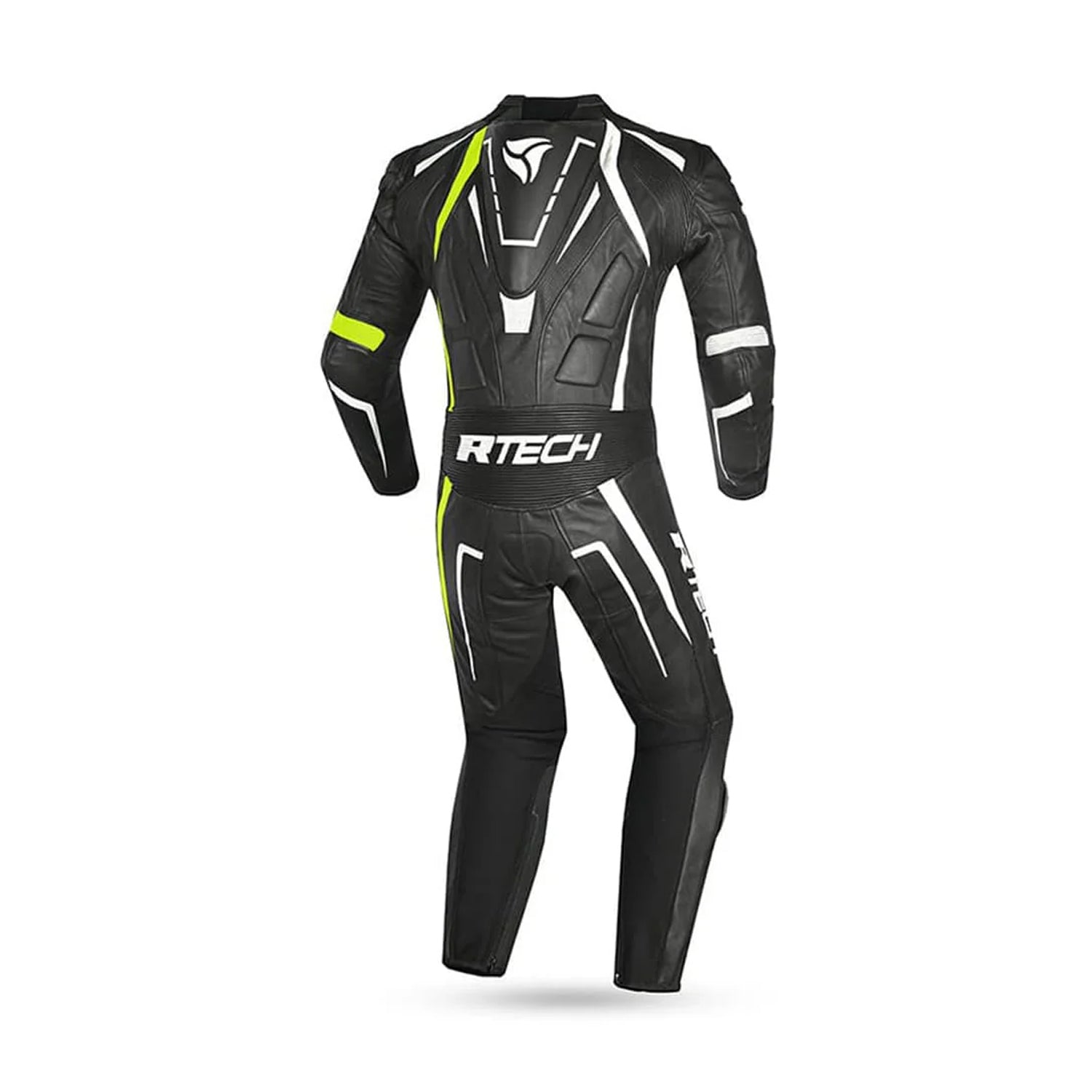 R-TECH DEFENDER GP 1 PC Motorcycle Suits Black White Yellow – 3 – Maximomoto PT
